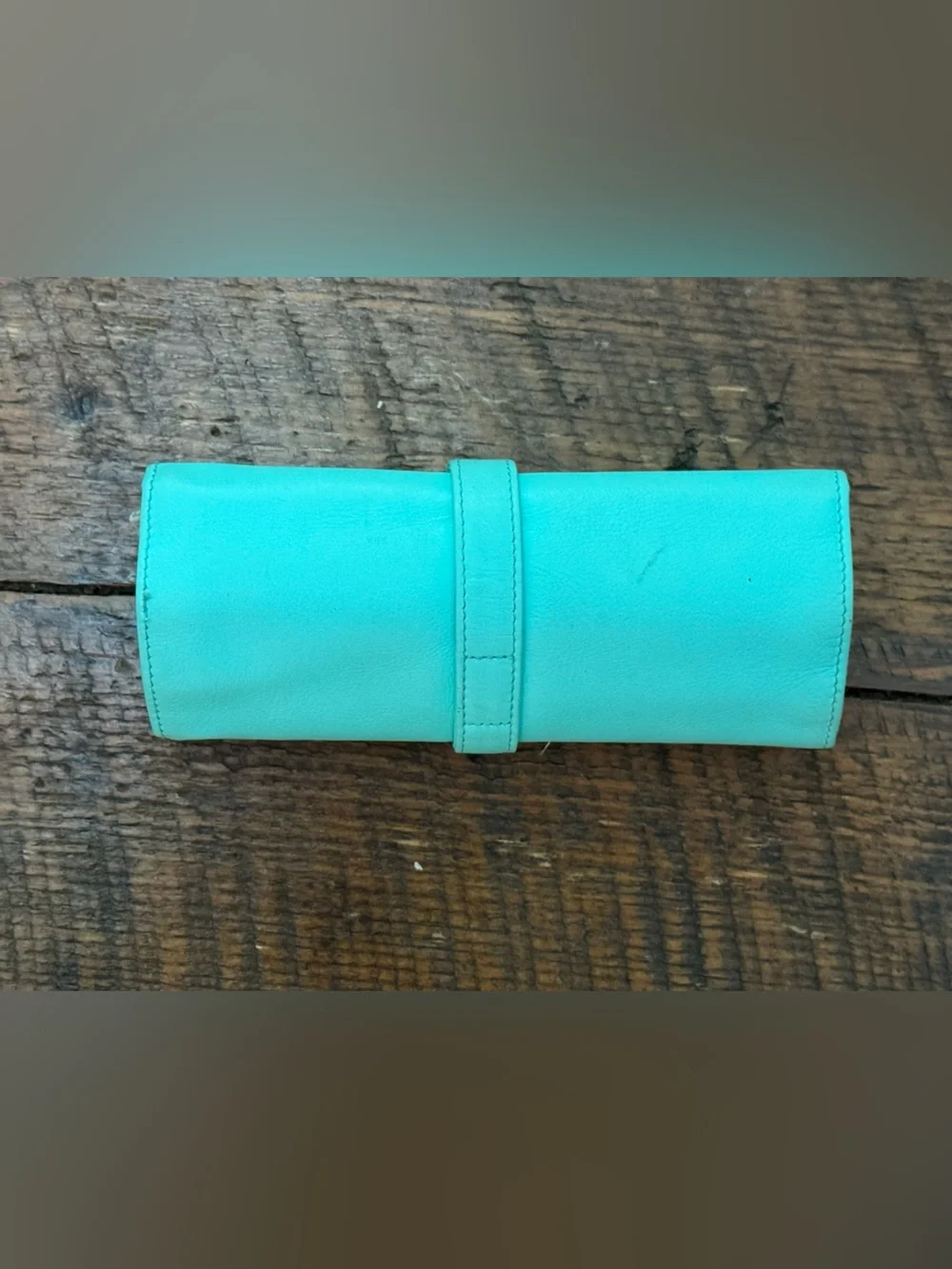 Tiffany Leather Roll Clutch